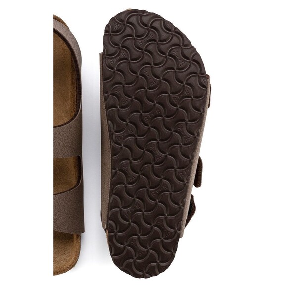 BIRKENSTOCK MEN\'S MILANO BS LEATHER MOCHA EU 44 US 11 REGULAR NIB